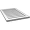 Ekena Millwork Vertical Surface Mount PVC Gable Vnt: Non-Functional, w/2"W x 1-1/2"H, Brickmould Frame, 20"W x 30"H GVPVE20X3002SN - alternate 5